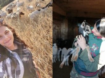 20χρονη κτηνοτρόφος από την Εύβοια βόσκει 100 γιδοπρόβατα και δίνει ελπίδα για τη νέα γενιά