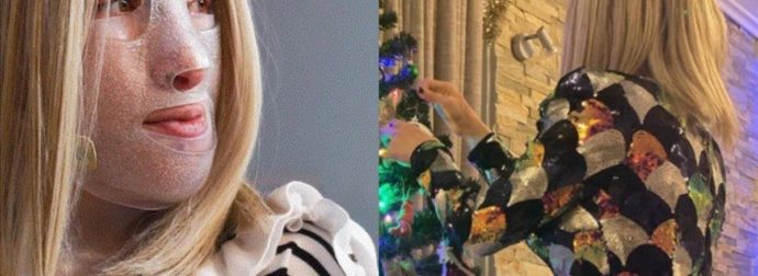 Ιωάννα Παλιοσπύρου: Ποζάρει πανέμορφη δίπλα στο χριστουγεννιάτικο δέντρο, η υπέροχη ευχή της για το 2022