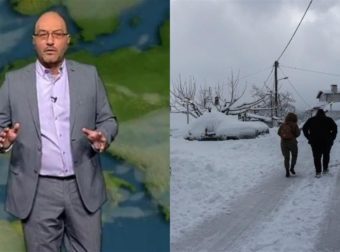 Σάκης Αρναούτογλου για κακοκαιρία “Ελπίδα”: “Πολλά χρόνια είχα να δω μια τέτοια χιονο-εξέλιξη”