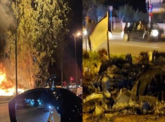 Βούλα: Θανατηφόρο τροχαίο με Ferrari – Συγκλονιστικές εικόνες από το σημείο της τραγωδίας
