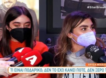 Αμηχανία επικράτησε με την ερώτηση που δέχτηκε από δημοσιογράφο η  Χρύσα Μιχαλοπούλου