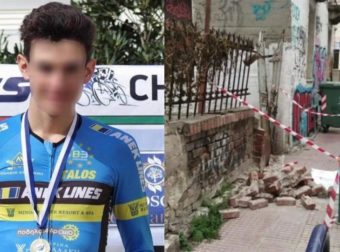 Τpαγωδία στη Λάρισα: Ο 22χρονος φοιτητής που καταπλακώθηκε από τοίχο, ήταν αθλητής ποδηλασίας από τα Χανιά