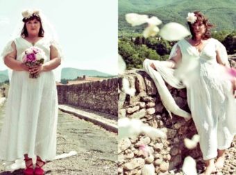 37χρονη παντρεύτηκε με μια γέφυρα με κουμπάρο και δεκάδες καλεσμένους – “Είμαι ευτυχισμένη στο γάμο μου”
