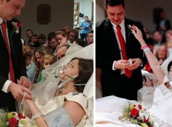 Γυναίκα με καρκίνο παντρεύτηκε τον έρωτα της ζωής της 18 ώρες πριν πεθάνει