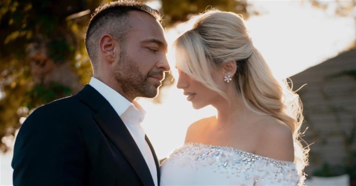 Κωνσταντίνα Σπυροπούλου – Βασίλης Σταθοκωστόπουλος: Ανέβασαν το πρώτο slideshow από τον παραμυθένιο γάμο τους στην Βούλα