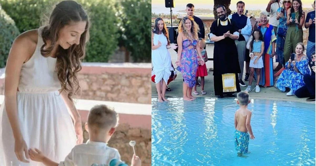 Φωτεινή Αθερίδου: Δεκάδες αντιδράσεις για τη βάπτιση του γιου της σε πισίνα, κίνδυνος να ακυρωθεί το μυστήριο