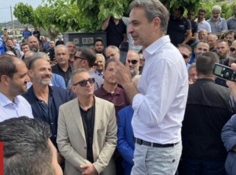 Μητσοτάκης από Κρήτη: «Θα συνεχίσω να είμαι δίπλα στους κτηνοτρόφους»