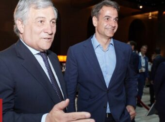Εκλογές 2023: Συγχαρητήρια από Αντόνιο Ταγιάνι στον Κυριάκο Μητσοτάκη για την εκλογική του νίκη