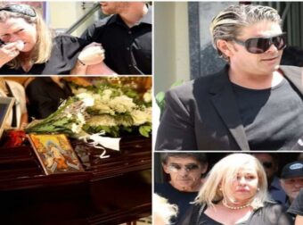Νεκρός ο Βασίλης Κωνσταντινίδης – Θλίψη στην κηδεία του. Συντετριμμένοι η σύντροφος και ο γιος του