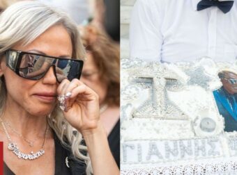 Mνημόσυνο Φλωρινιώτη: Συντετριμμένοι η σύζυγος και τα παιδιά του
