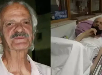 Σπύρος Φωκάς- Στο νοσοκομείο μετά τις φωτιές κοντά στο σπίτι του