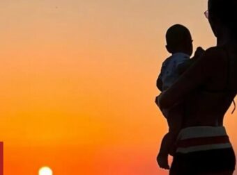 Ελένη Φουρέιρα: Ποζάρει αγκαλιά με τον γιο της με φόντο το ηλιοβασίλεμα