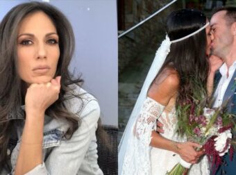 Άβαφη, αχτένιστη, μια άλλη: Η Ανθή Βούλγαρη στην αγκαλιά του κούκλου συζύγου της που στέκεται «βράχος» πλάι της