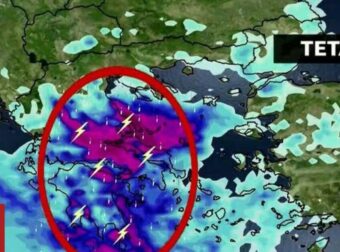 Κακοκαιρία Elias – Μαρουσάκης: Μεγάλος όγκος νερού και καταιγίδες στη Θεσσαλία τις επόμενες ώρες