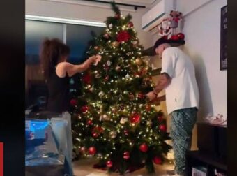 Mente Fuerte – Μαρία Σολωμού: Στολίζουν παρέα το Χριστουγεννιάτικο δέντρο (vid)