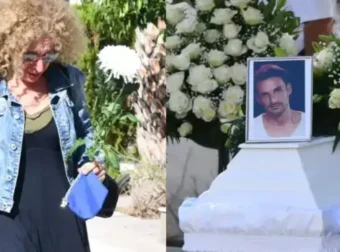 Θλίψη στην κηδεία του Κομπόγιωργα – Σπάραξε η κόρη της Κάρμεν Ρουγγέρη