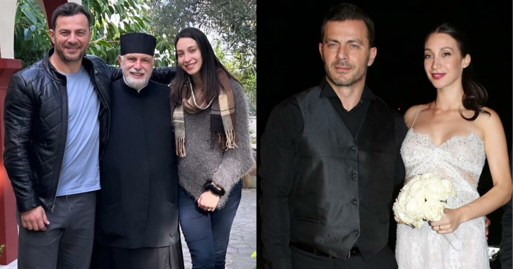 Πιστεύουν στον Θεό & το δείχνουν: Ο Ντάνος με την έγκυο σύζυγό του πήγαν να συναντήσουν τον πνευματικό τους