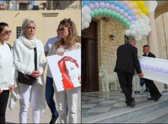 Ραφαέλα Πιτσικάλη: Κατέρρευσε η μητέρα της στη θέα του λευκού φέρετρού της – Κλαίει όλη η Κρήτη με την κηδεία της 21χρονης